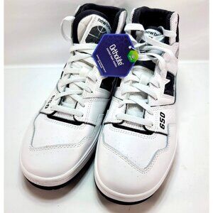 New Balance LifeStyle High Top Basketball Shoes Mens Sz 9.5 White Black BB650RCE